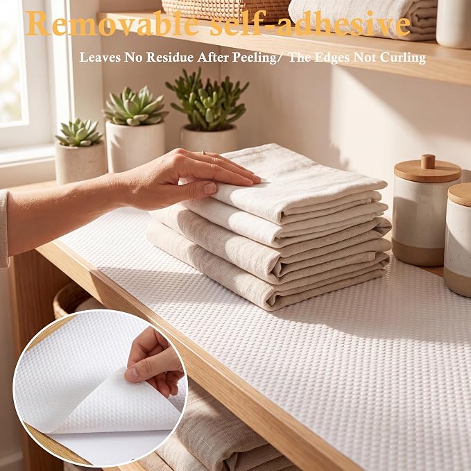 Shelf Liner Adhesive Drawer Cabinet Paper Liners 24 Inch Wide X 20 Ft - Image 3