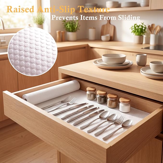 Shelf Liner Adhesive Drawer Cabinet Paper Liners 20 Inch Wide X 20 Ft - Image 4