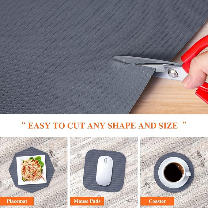 Mcrbeay Shelf Liner Non Adhesive, Washable Cabinet Liners for Shelves - Image 5