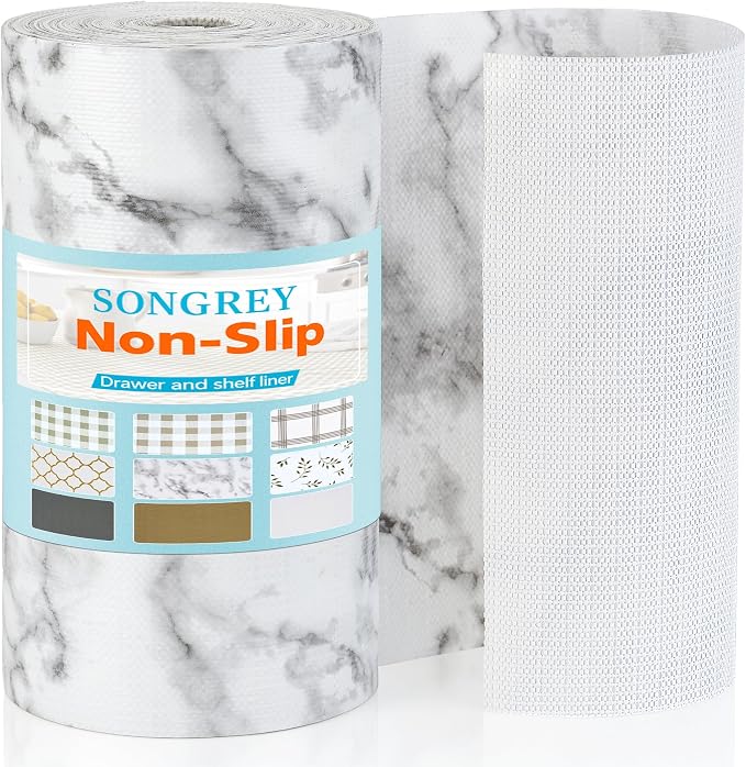 Songrey Non-Adhesive Shelf Liner & Cabinet Liner, 23.6" x 360" by Unknown