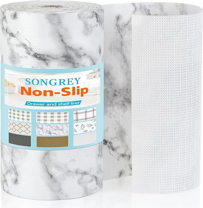 Songrey Non-Adhesive Shelf Liner & Cabinet Liner, 20" x 120" by Unknown