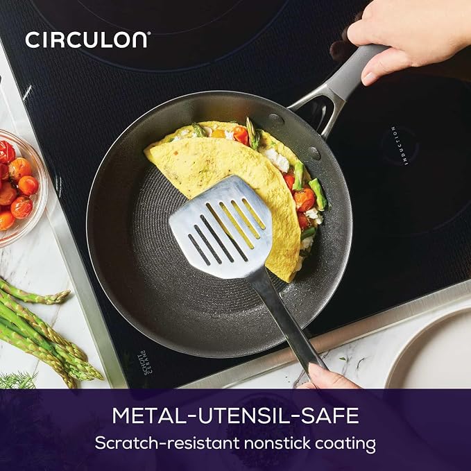 Circulon A1 Series Nonstick Induction Frying Pan, 10 Inch Pan, Graphite - Image 4