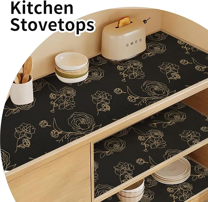 Shelf Liners for Kitchen Cabinets 11.8in x 20FT Non Adhesive Drawer Liner - Image 8