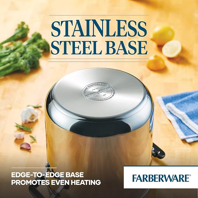 Farberware Classic Series 11 Quart Stockpot with Glass Lid - Image 7