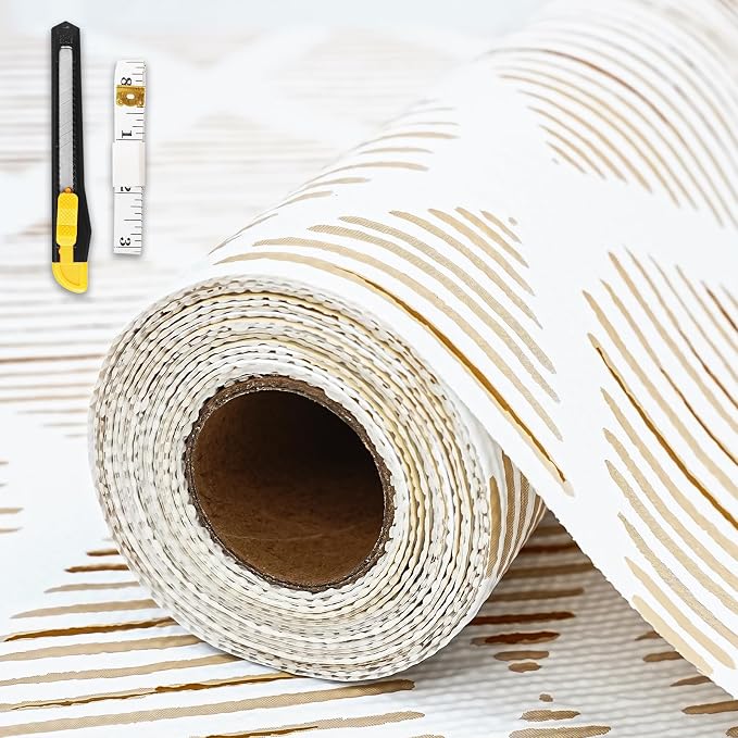 Drawer and Shelf Liner for Kitchen Cabinet Non-Adhesive 18in x 30FT by GTJ