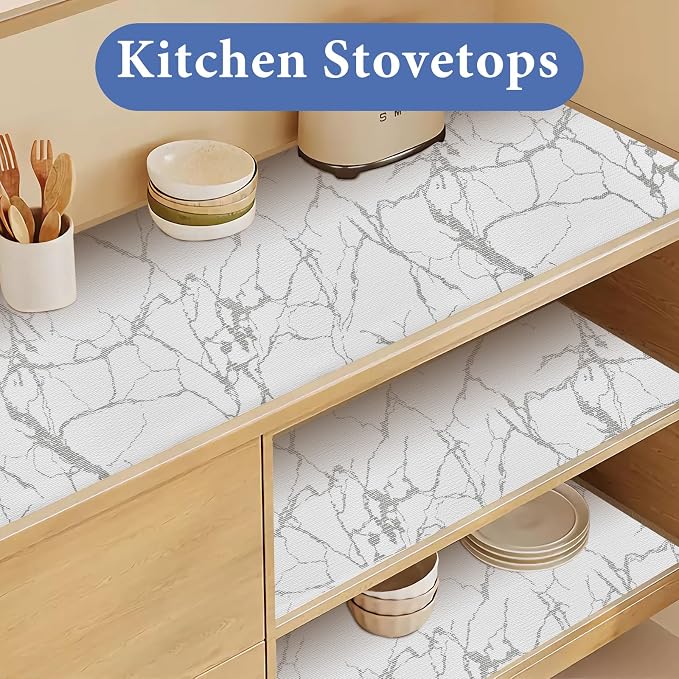 Drawer and Shelf Liner for Kitchen Cabinet: 12 in X 20 Ft Non Slip - Image 6