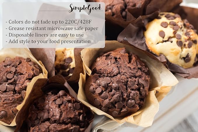 Orange Medium Size Tulip Baking Cups Cupcake Liners Muffin Liners Greaseproof Paper 100 - Image 4
