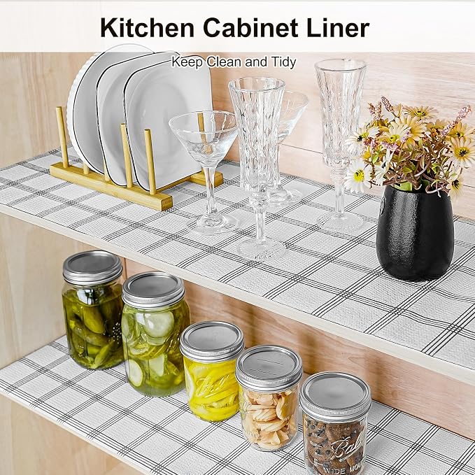 Drawer and Shelf Liner for Kitchen Cabinet Non-Adhesive 12in x 10FT - Image 5