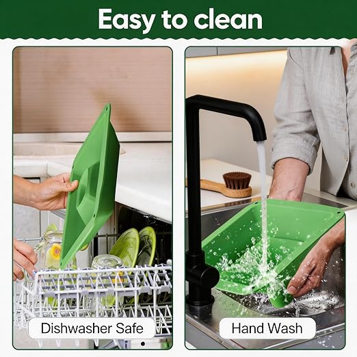 Extra-Large Silicone Collapsible Funnel Compatible with Harvest Right Freeze Dryers,Wide-Mouth Design and Adjustable Height fit All Drying Tray Sizes, Easily Transfer Food - Image 5