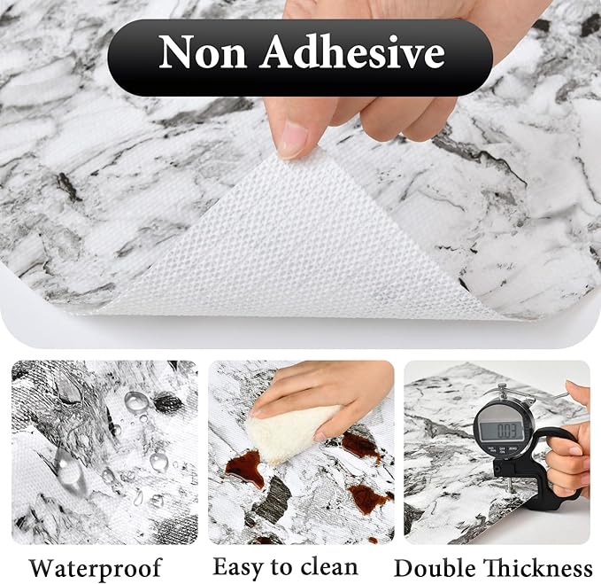 Drawer and Shelf Liner for Kitchen Cabinet: 12 in X 30 Ft Non Slip - Image 4