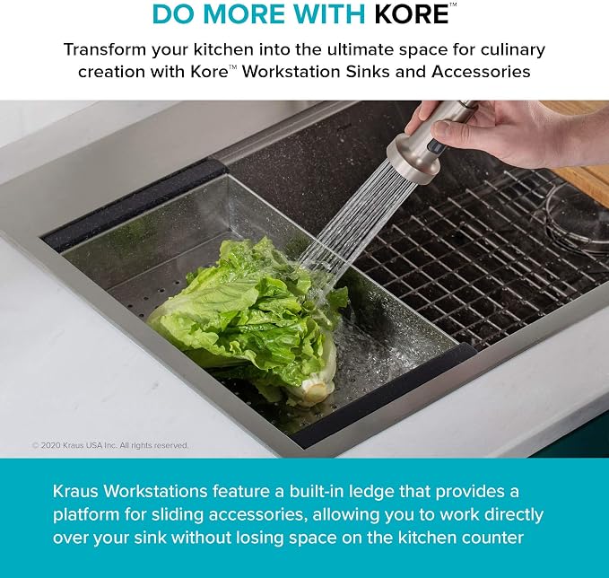 KRAUS Stainless Steel 16.75 in Workstation Sink Colander CS-6 - Image 9