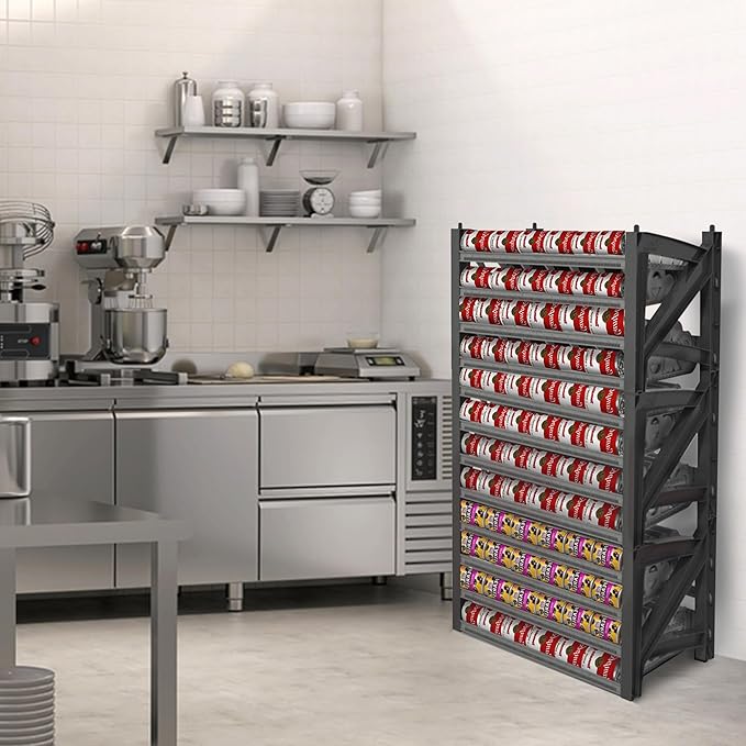 Shelf Reliance Cansolidator Max Small - 1-Pack Can Organizer for Pantry, Stackable Soda Can Storage for Kitchen, Holds 156 Cans of Food or Soda - Image 7