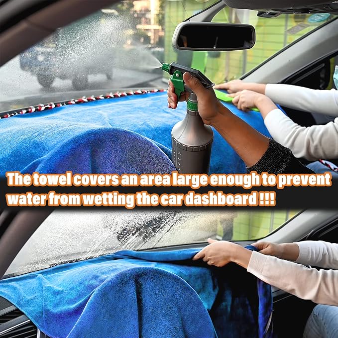 NEWISHTOOL Window Tint Tool Car Dash Cover Mat Carpet Protector, Absorbent Cloth Towel for Dashboard Protecting, Water Absorbing Mat Soak Shield Pad 30 inch x 70 inch - Image 5