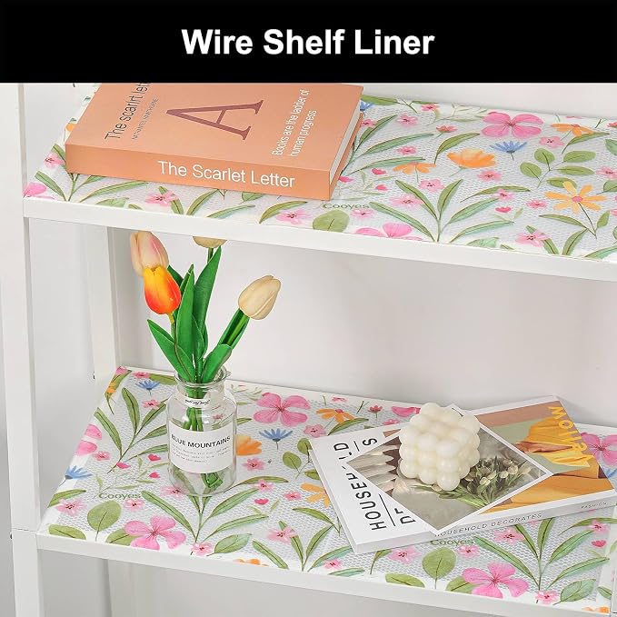Cooyes Shelf Liner – Premium Non-Adhesive Cabinet & Drawer Liner for Kitchen – Waterproof Shelf Paper with Modern Pattern – Durable EVA Cabinet Mat – Easy to Cut （20" W x 240" L） - Image 8