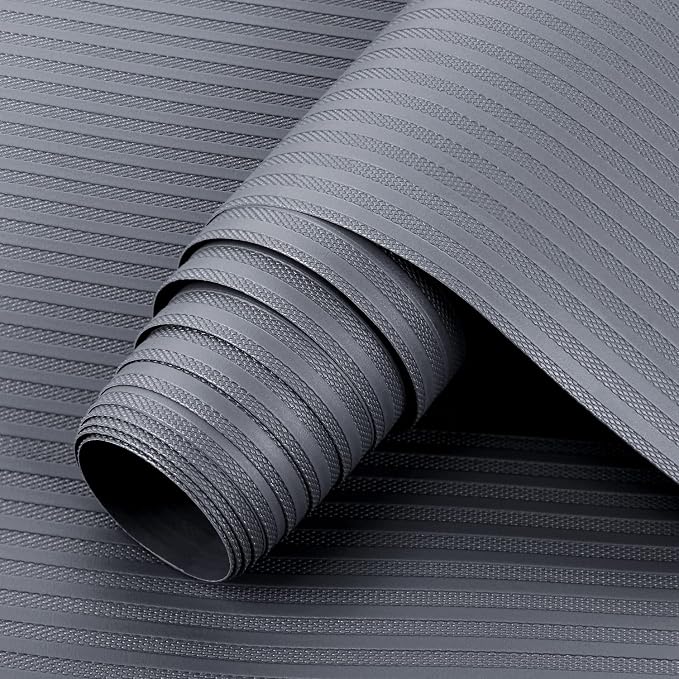 Anze Non Adhesive Shelf Liner for Kitchen Cabinets, Gray, 11.8 x 78.7 in by Anze