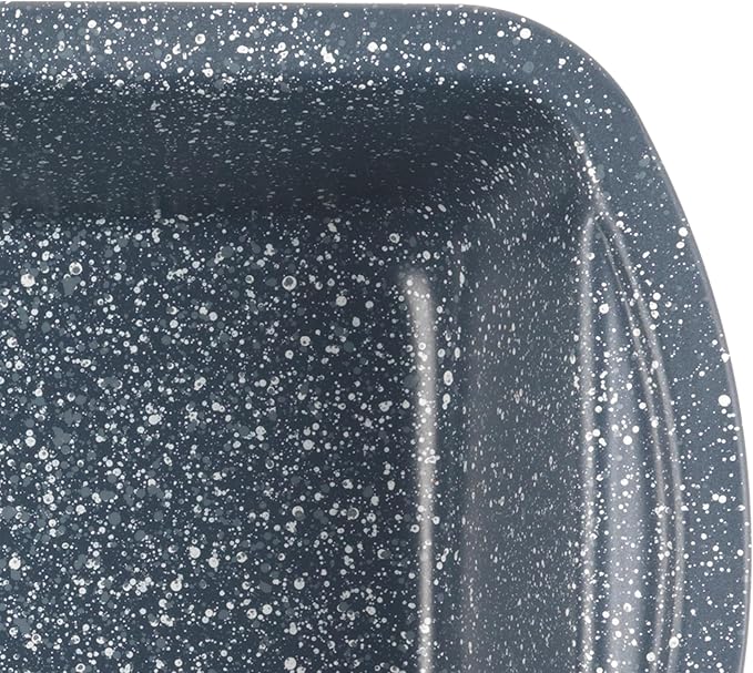 Russell Hobbs COMBO-5443 Non-Stick Loaf Pan Set of 2, 28cm Carbon Steel Bread Tin with Handles, Easy Clean for Cakes, Bread & Malt Loaf, Nightfall Stone Collection, Blue Marble, 5 Year Guarantee - Image 8
