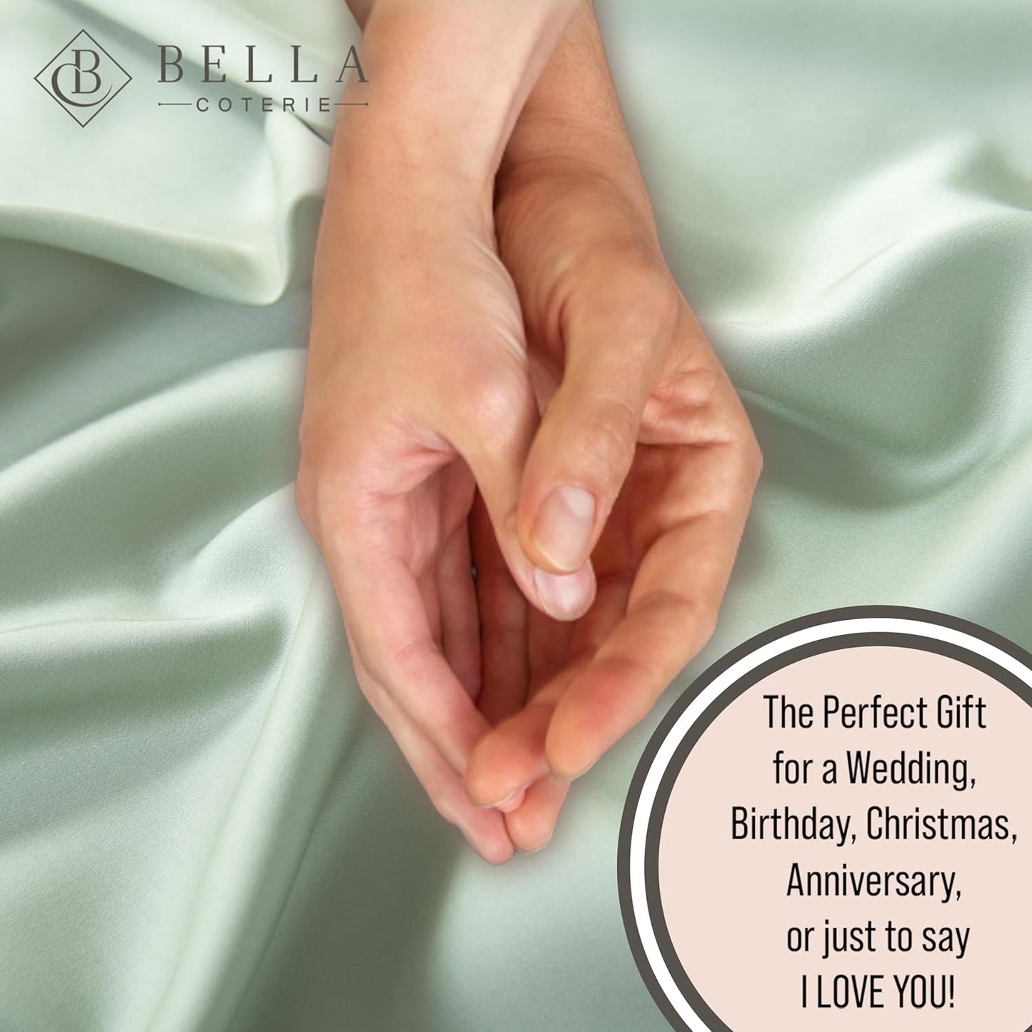 Bella Coterie Luxury Bamboo Viscose Full Size Sheet Set | 100% Organically Grown | Ultra Soft | Cooling for Hot Sleepers | 18" Deep Pocket [Sea Glass]