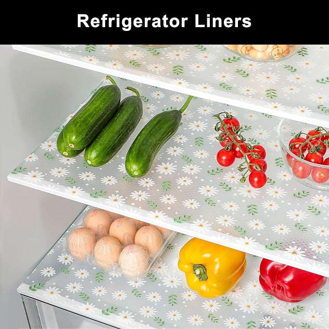 Cooyes Shelf Liner – Premium Non-Adhesive Cabinet & Drawer Liner for Kitchen – Waterproof Shelf Paper with Modern Pattern – Durable EVA Cabinet Mat – Easy to Cut （15" W x 120" L） - Image 5