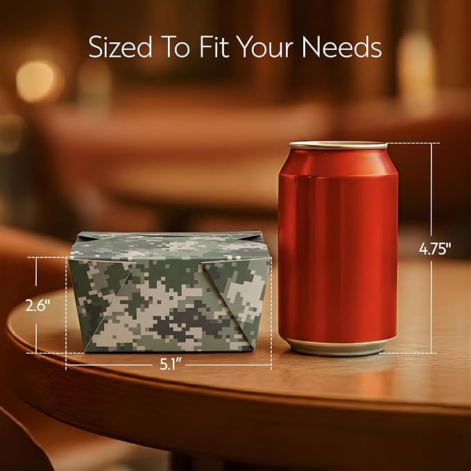 Restaurantware 30 oz Paper Rectangle 1 Bio Box Take Out Container, 50 Ct - Image 2
