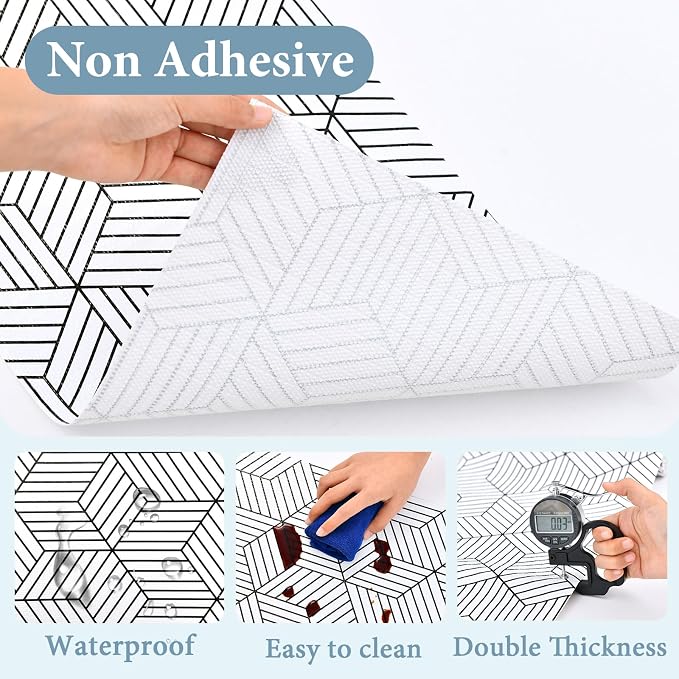 Shelf Liners for Kitchen Cabinets 23.6in x 30FT Non Adhesive Cabinet Liner - Image 6