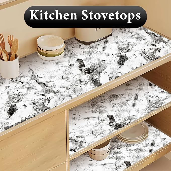 Drawer and Shelf Liner for Kitchen Cabinet: 12 in X 30 Ft Non Slip - Image 7