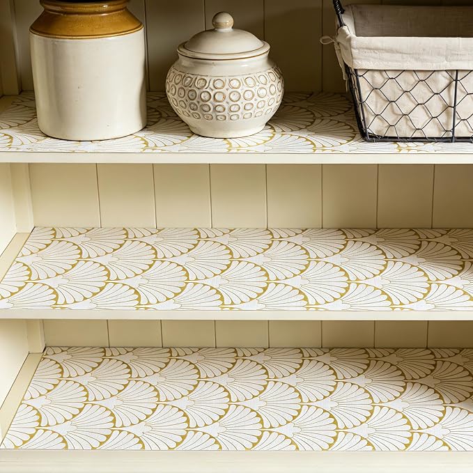Shelf Liners for Kitchen Cabinets 12in x 10FT, Non Adhesive Cabinet Liner - Image 2
