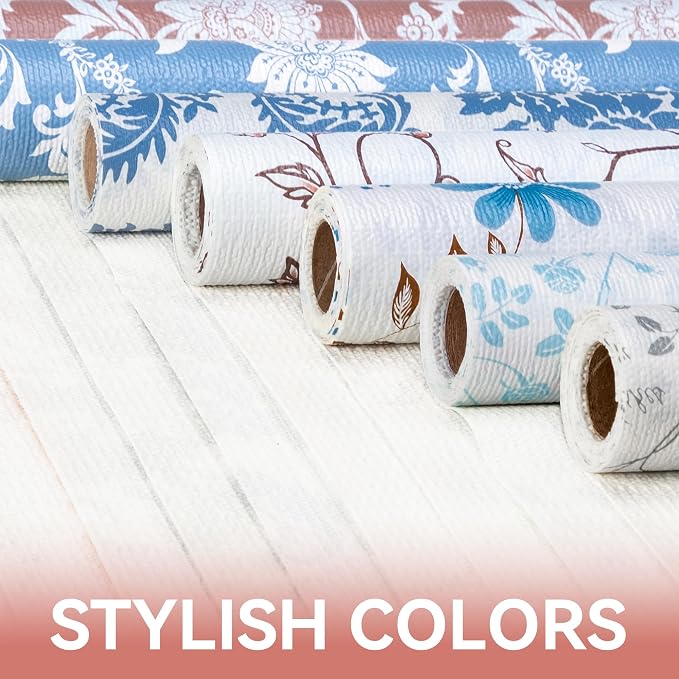 Shelf Liner, Non Adhesive Wisteria Pink 18 Inch x 8 FT (2 Rolls) Waterproof - Image 9