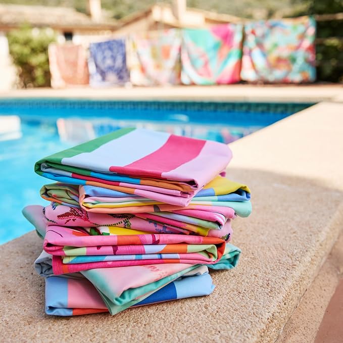 Dock & Bay Beach Towel - Quick Dry, Sand Free - Compact, Lightweight - 100% Recycled - Includes Bag - Ibiza Glow - Large (160x90cm, 63x35) - Image 8