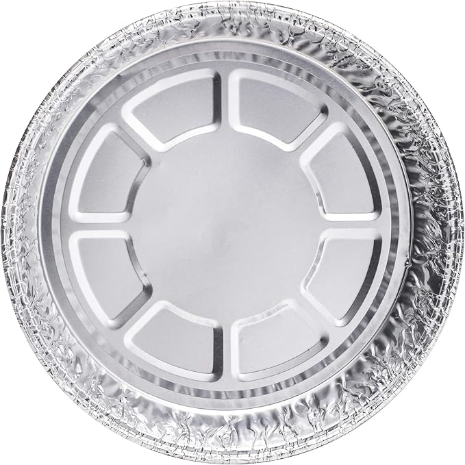 8-Inch Aluminum Dutch Oven Liner Pans | Disposable Cake Pan and Extra Deep Foil Pans for Baking, Freezing, and Storage | Durable Round Baking Pans | 10 Count - Image 4