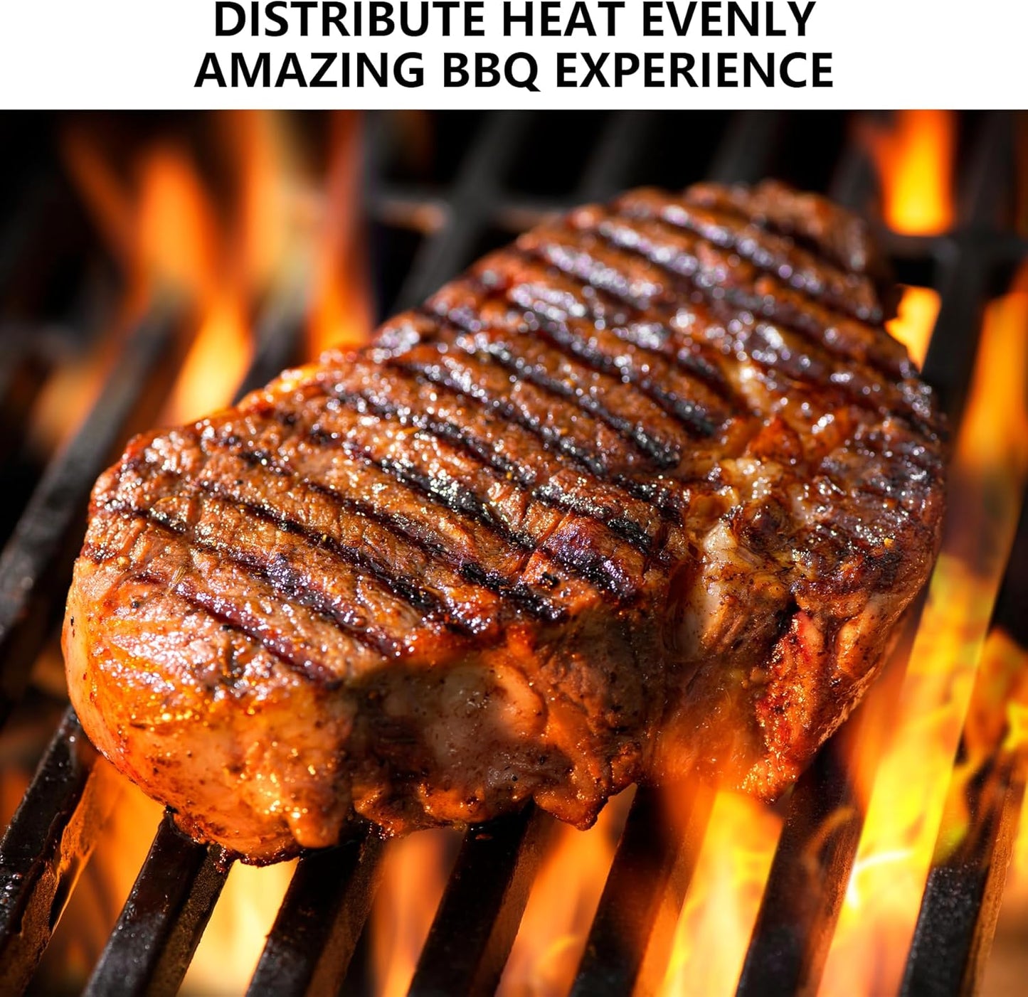 Grill Grates for Nexgrill 4 Burner 720-0830H 720-0830D 720-0670A 720-0783C 720-0783E 720-0958A, 17" Cast Iron Replacement Parts for 5 Burner 720-0888N Charbroil 463241113 463446015, Kenmore Gas Grill