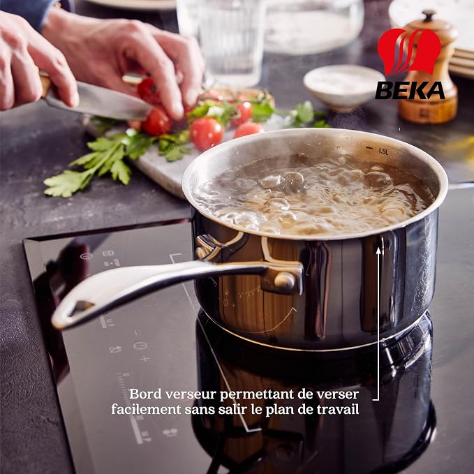 Beka Chef 4-piece Stainless Steel Saucepan Set (14-16 - 18-20 cm) - Image 7