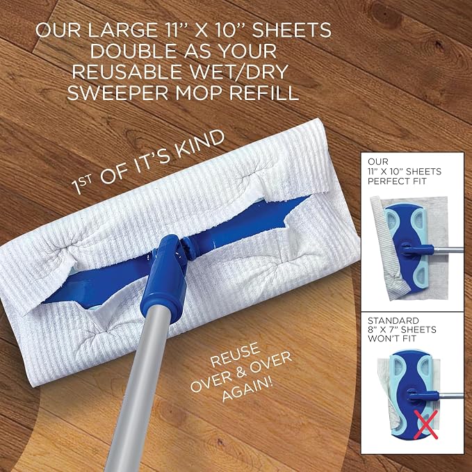 Swedish Dishcloths for Kitchen XL, 12 Sheet Roll, Biodegradable & Compostable, Reusable Paper Towel Cleaning Cloths, 11" x 10", No Odor, Washing Dishes, Ultra Absorbent Cellulose Sponge Towel, By LOLA - Image 8