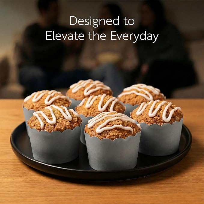 Restaurantware Baking Cups 200 Pack of 10 oz Paper Cupcake Liners Greaseproof Scalloped Oven-Safe Elegant Dessert Muffin Cups Disposable for Parties - Image 7