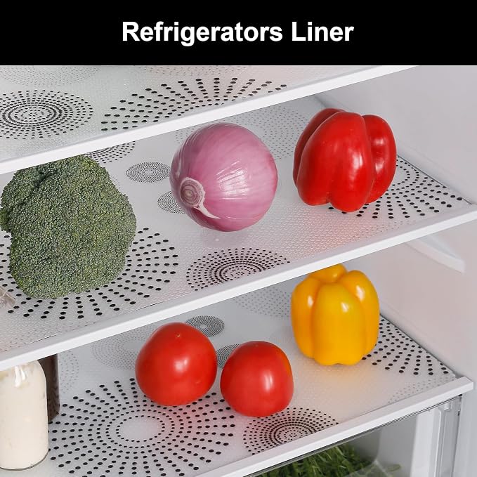 Cooyes Shelf and Drawer Liner for Kitchen Cabinets – Non-Adhesive, Waterproof, Non-Slip Cabinet Liners for Scratch Protection, Desk, Refrigerator, Shelves, Drawers with Modern Pattern - Image 5