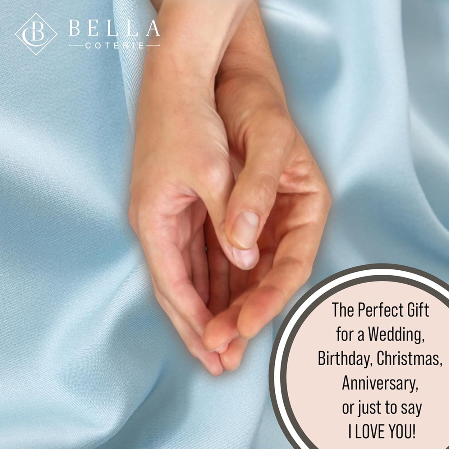 Bella Coterie Luxury Bamboo Viscose Twin XL Size Sheet Set | 100% Organically Grown | Ultra Soft | Cooling for Hot Sleepers | 18" Deep Pocket [Coastal Blue]