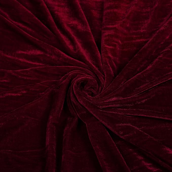 MDS® Pack of 20 | Burgundy | Velvet Table Runner 20 x 120 Inches 10ft Long Luxurious Soft Romantic Wedding Runners for Party Reception Bridal Shower Birthday Banquets Dinner Table Decoration - Image 6