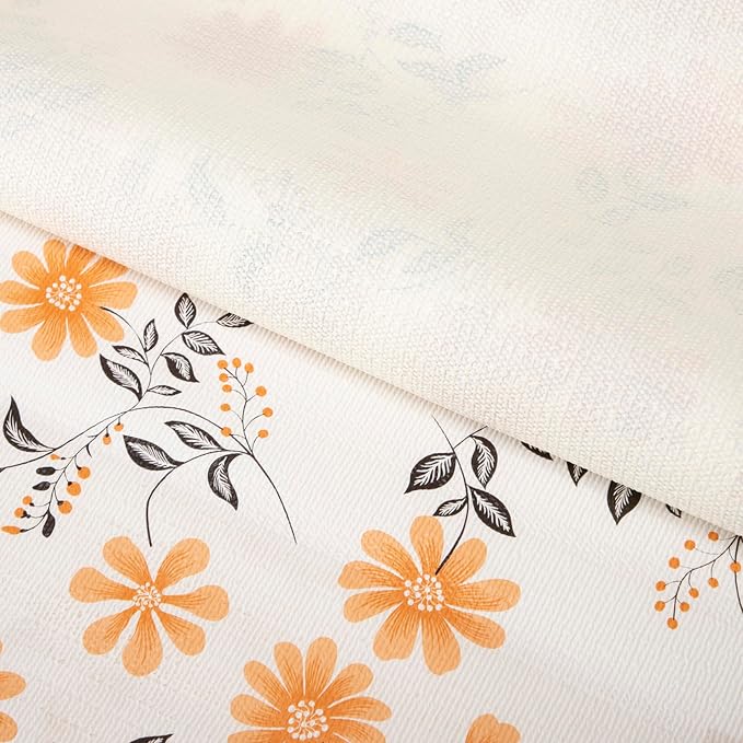 RAY STAR 18" x 8 Ft Shelf Liner for Kitchen Cabinets, Non-Adhesive Cabinet Liner Washable, Drawer Liner for Dresser Non-Slip Bathroom [Amber Blossom](6 Rolls) - Image 9