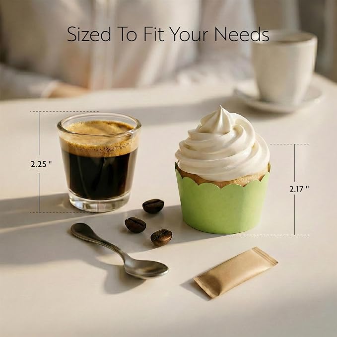 Restaurantware Baking Cups 200 Pack of 6 oz Paper Cupcake Liners Greaseproof Scalloped Oven-Safe Elegant Dessert Muffin Cups Disposable for Parties - Image 2