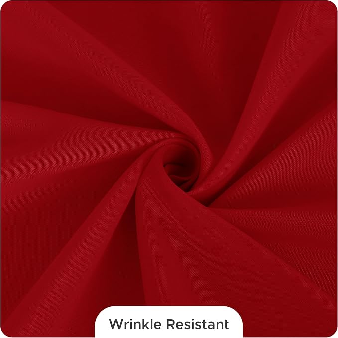 Fitable 8 Pack Red Tablecloths 70x120 Inch for 6-8 Ft Rectangle Tables - Image 9