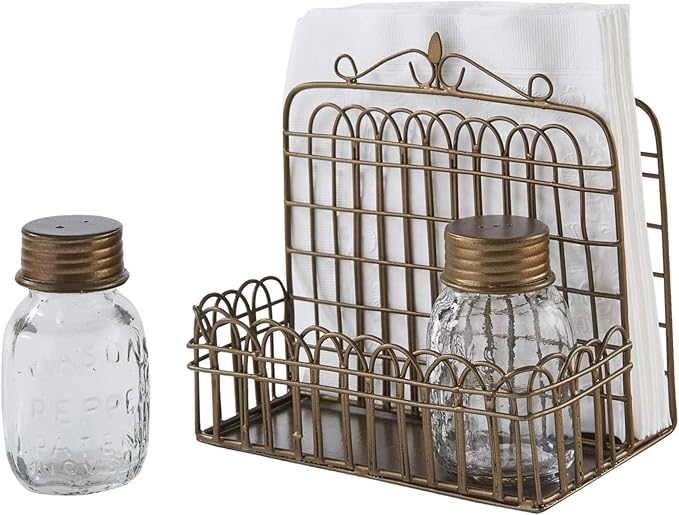 Park Designs Garden Gate Napkin & Salt Pepper Caddy by ParkDesigns