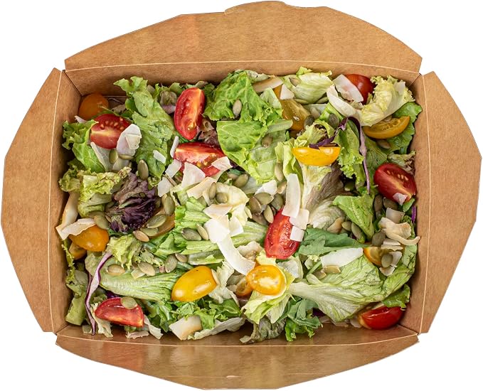 Restaurantware-Bio Tek 8.5 x 6.3 x 2 Inch Food Containers, 200 Durable Noodle Boxes - Disposable, Sustainable, Black Paper 49-Ounce Takeout Boxes, Rectangle, For Takeouts, Or Picnics - Image 10