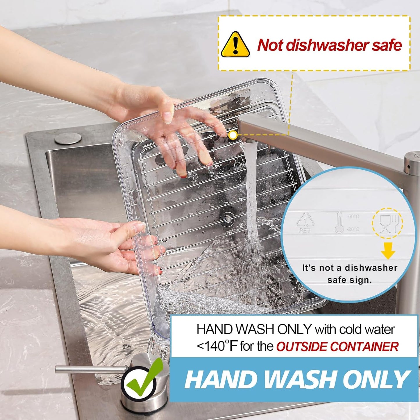 shopwithgreen 2Pcs Snackle Box Container, Divided Serving Tray with Lid and Handle, Snack Box Container Food Platter Charcuterie for Party, Veggies, Snack, Fruit, Nuts, Entertaining, Picnic,Blue