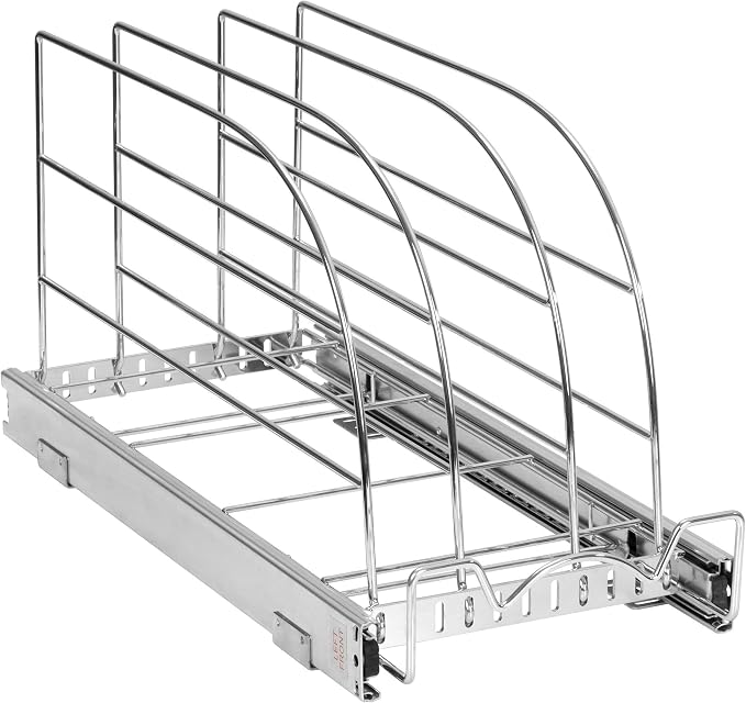 Pull Out Organizer for Bakeware, Cutting Board and Trays, 8.5"W x 21"D - Image 2