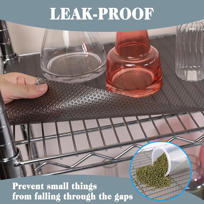 Wire Shelf Liner 15" Wide: Shelf Liner for Wire Shelves 15" W x 197" L Roll - Image 4