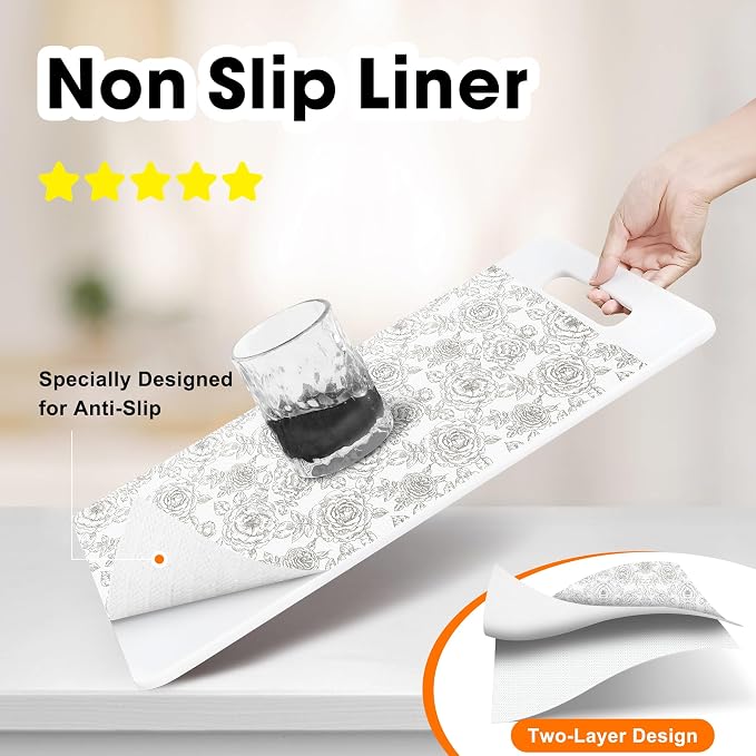 Drawer and Shelf Liners for Kitchen Cabinets Non-Adhesive - Image 2