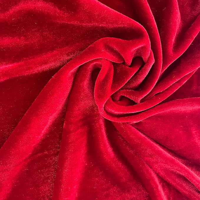 Luxurious Velvet Table Runner, 10ft Wedding Reception Decorations, 20x120inch Soft Velvet Fabric, Table Linen Overlay, Wedding Table Runners (Red, 20X120inch) - Image 7