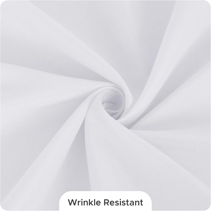 Fitable 8 Pack White Table Cloths 60x102 Inch for 6 Ft Rectangle Tables - Image 9