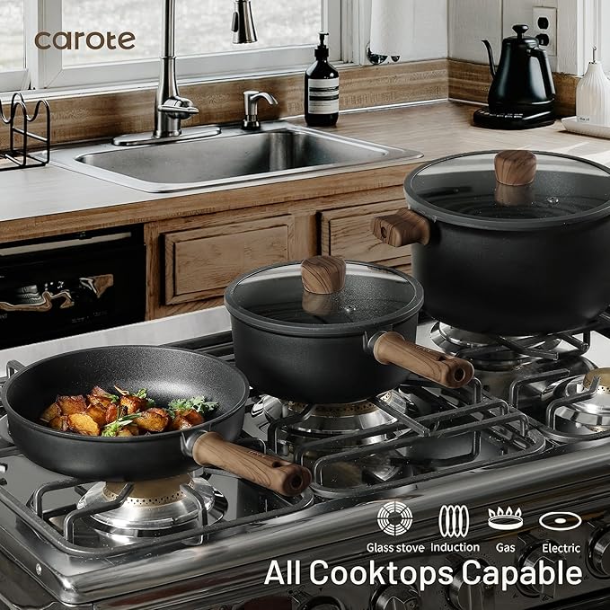 CAROTE Nonstick Pots and Pans Set, Cookware Set - Image 6