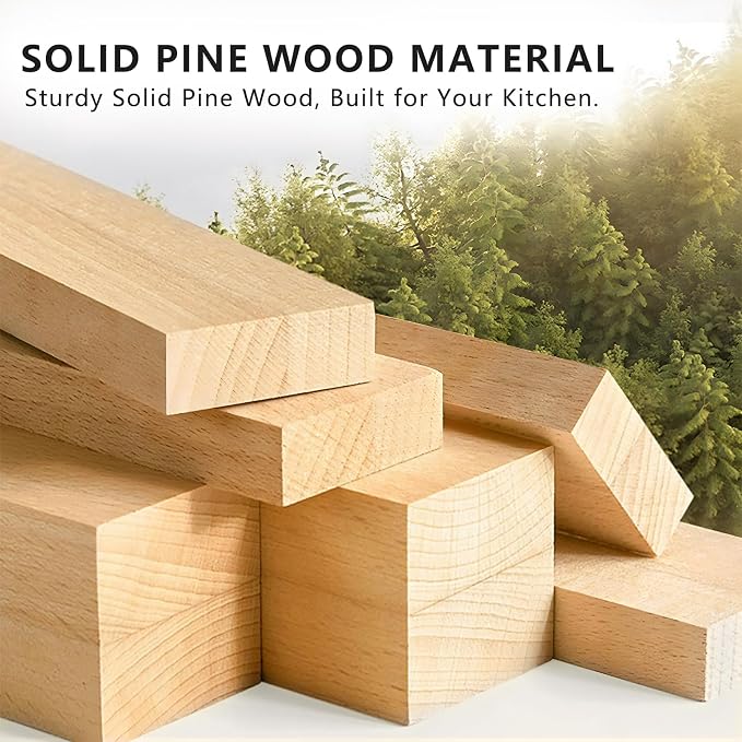 4 Tier Wooden Tray Dividers for Cabinets - Image 7