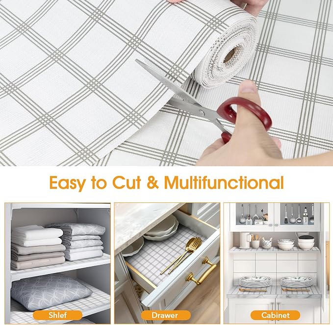 Shelf and Drawer Liner for Kitchen Cabinet Non-Adhesive Non Slip - Image 5
